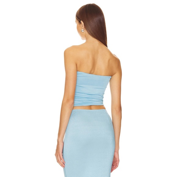 VDM the‎ Label Swim Resort Aqua Blue Stella Tank in Topaz XS NEW - Picture 7 of 9